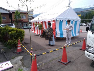 注文住宅 郡上市B様邸地鎮祭