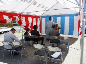 注文住宅 各務原市H様邸地鎮祭