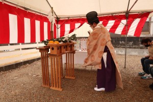 注文住宅 一宮市F様邸地鎮祭