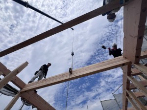 一宮市 F様邸建て方