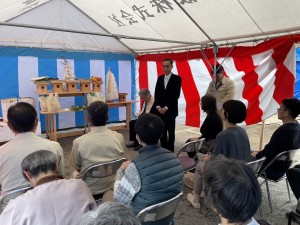 注文住宅 郡上市 N様邸地鎮祭