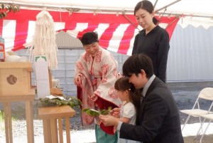 注文住宅 郡上市Ｋ様邸地鎮祭