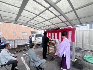 注文住宅 春日井市I様邸地鎮祭