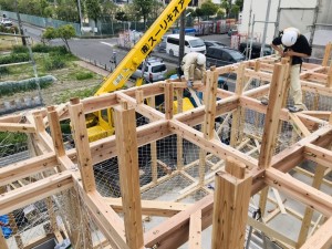 注文住宅 一宮市F様邸　建て方